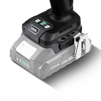 Фотография Шуруповёрт ударный аккумуляторный 18V UNI-M STAVR SID 18BL-230V